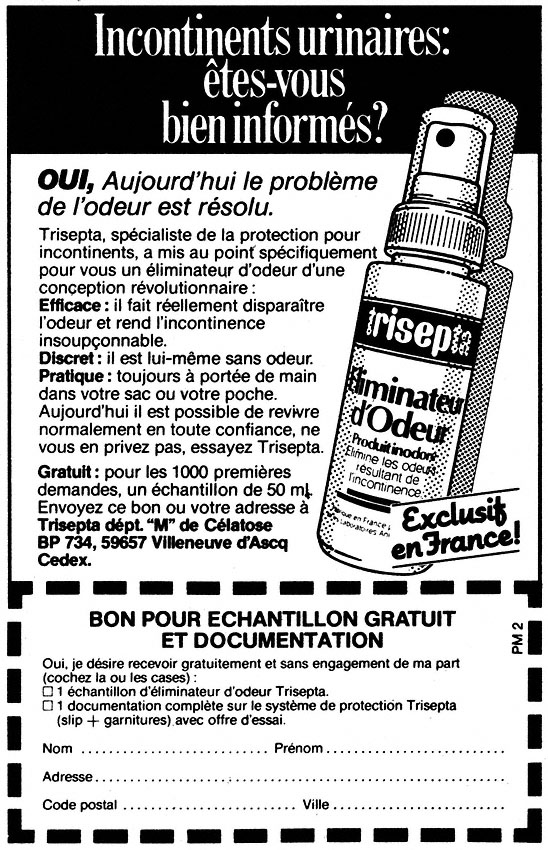 Publicit� Divers 1983