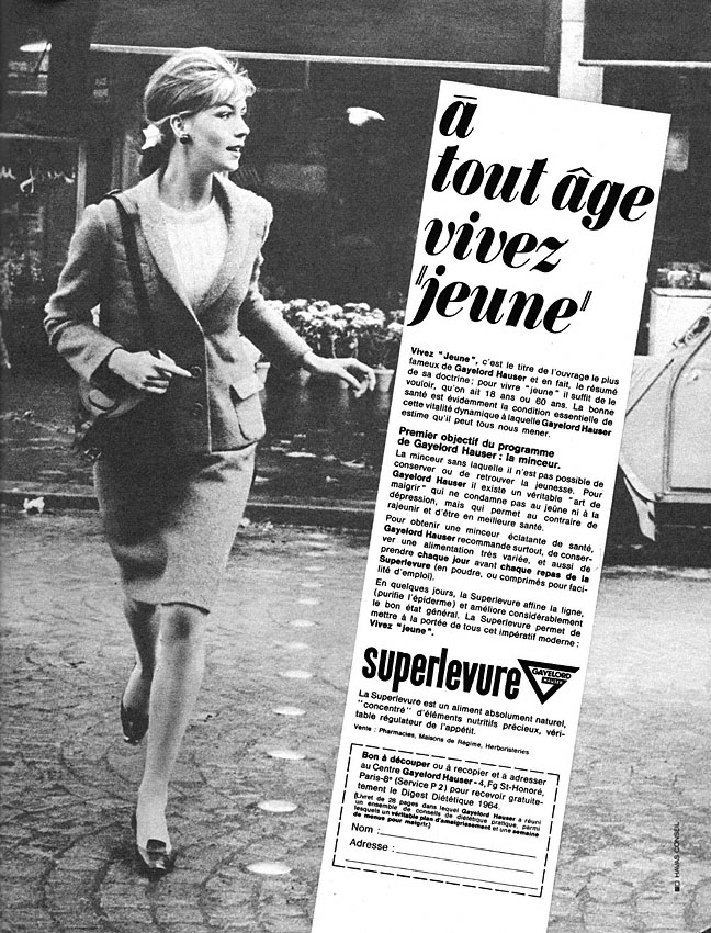 Publicit� Divers 1964