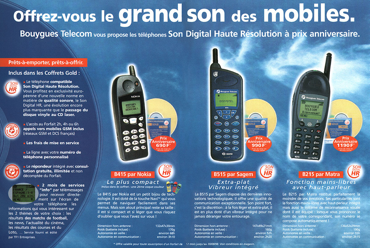 Marque Bouygues 1998