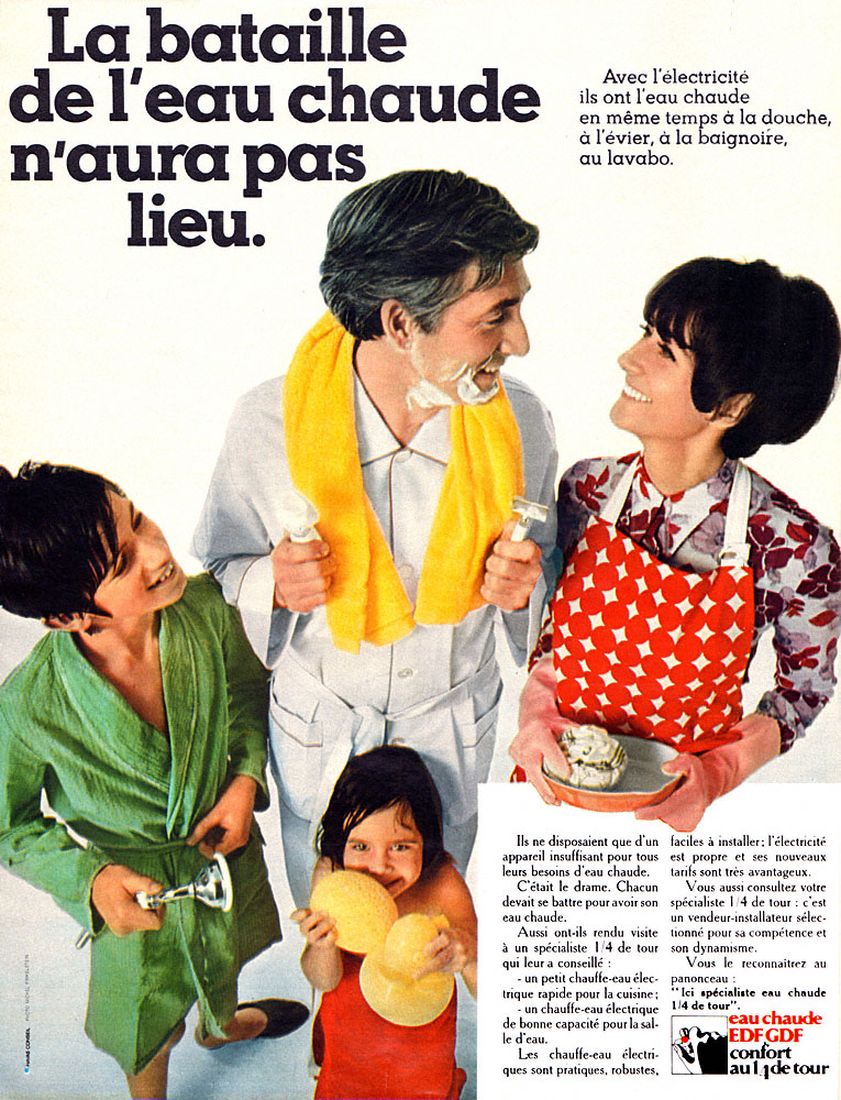Publicit� Edf 1969