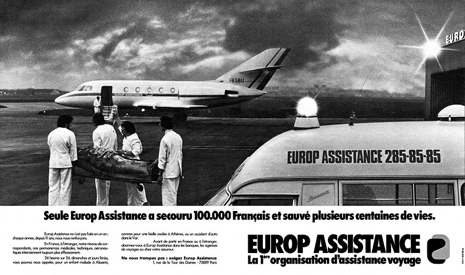 Publicit� Europ-Assistance 1974