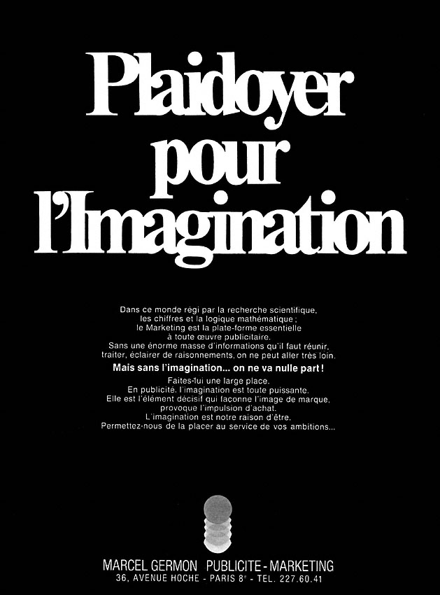 Publicit� Marketing 1970