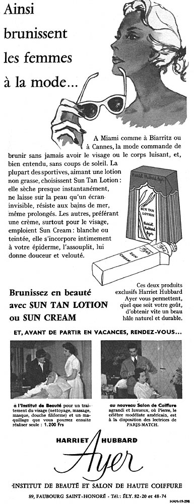 Publicit� Ayer 1954