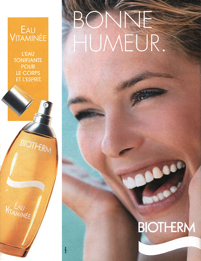 Publicit� Biotherm 1998