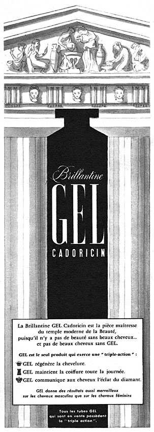 Publicit� Cadoricin 1955