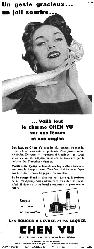 Marque Chen Yu 1954