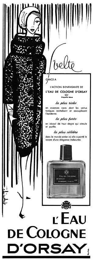 Publicit� D'Orsay 1957