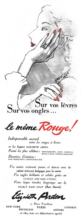 Marque Elizabeth Arden 1953