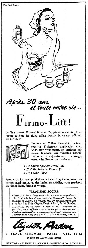 Marque Elizabeth Arden 1956