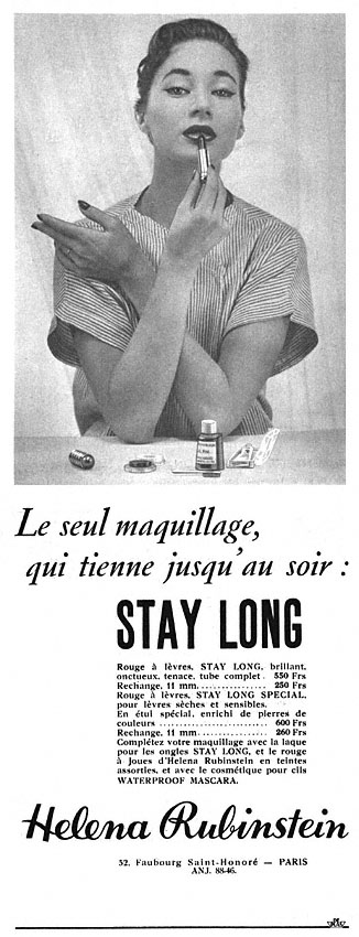 Marque Helena Rubinstein 1953