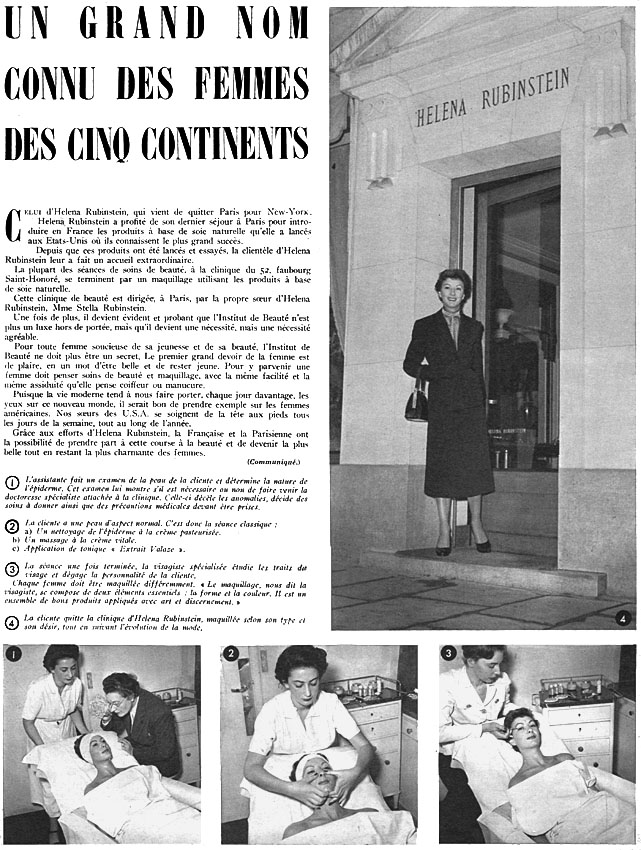 Marque Helena Rubinstein 1950