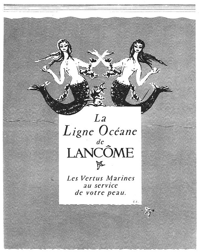 Publicit� Lanc�me 1956