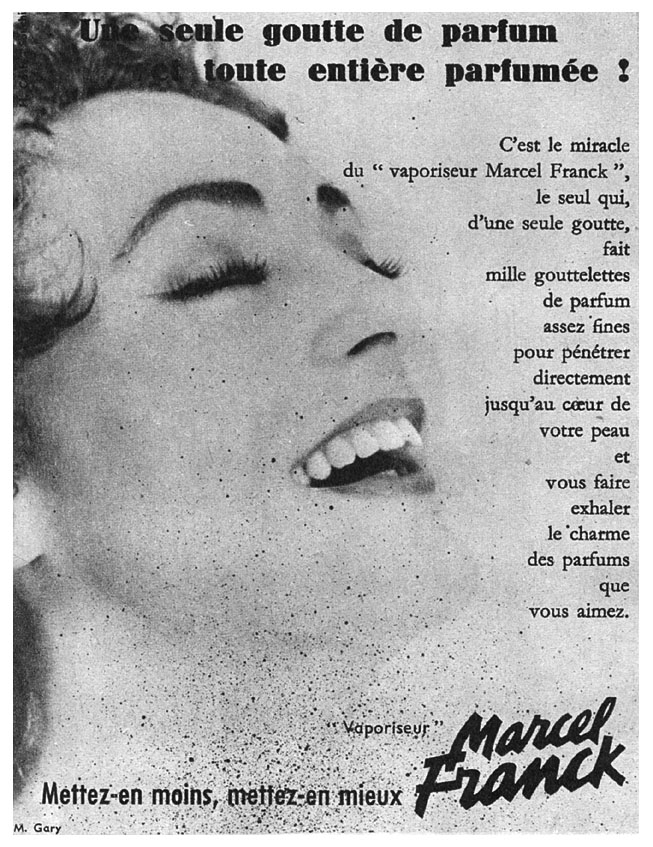 Publicit� Marcel Franck 1954
