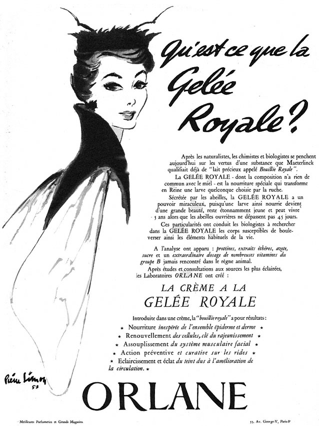 Publicit� Orlane 1954