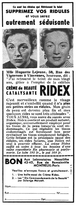 Marque Ridex 1953