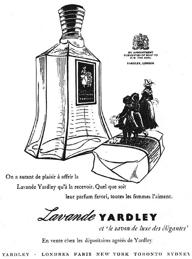 Marque Yardley 1950