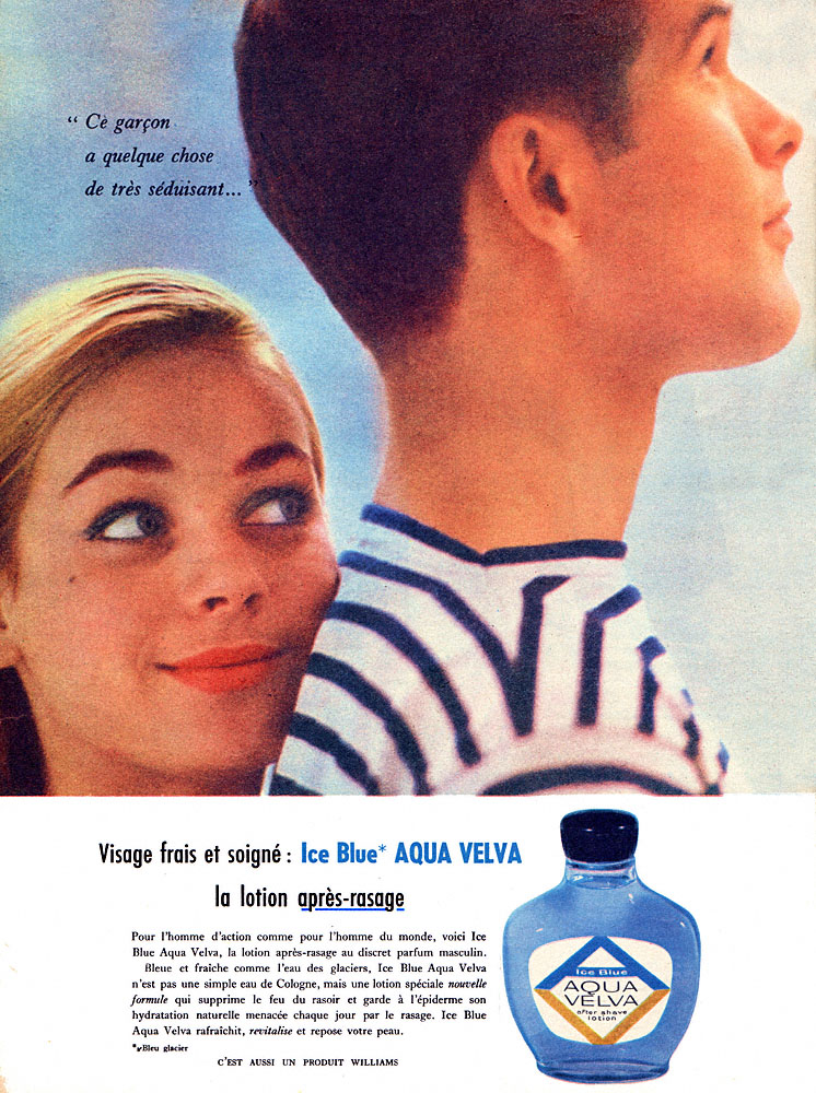 Publicit� Aqua Velva 1961