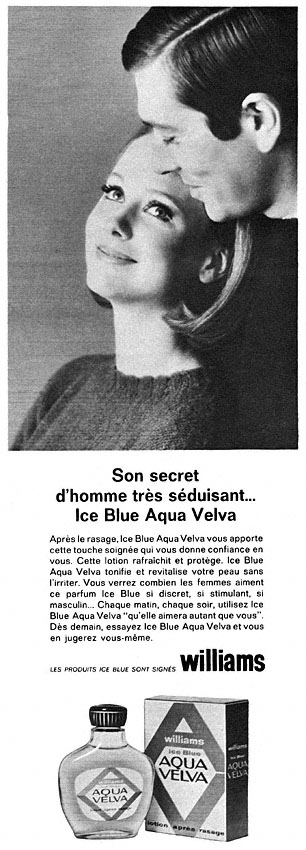 Publicit� Aqua Velva 1964