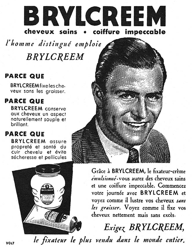Marque Brylcreem 1954
