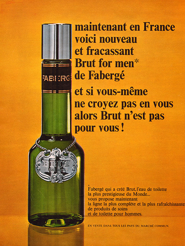 Publicit� Faberg� 1967