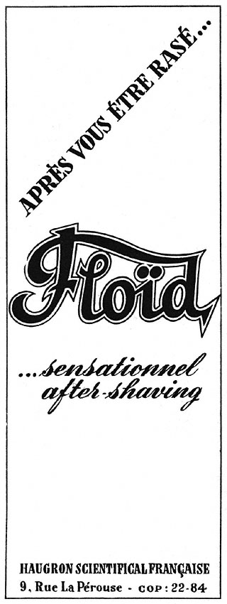 Publicit� Floid 1950