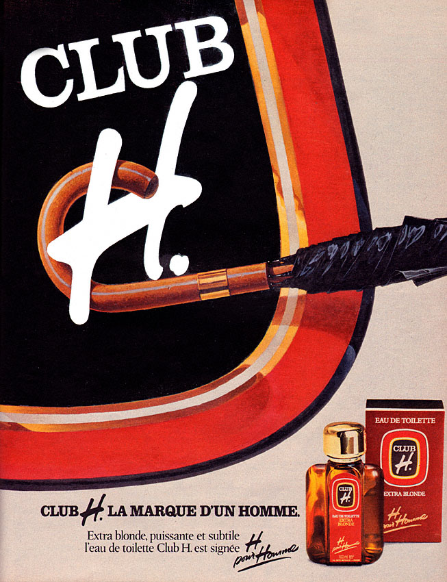 Publicit� H pour Hommes 1981