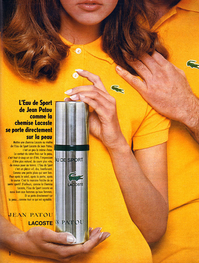 Publicit� Jean Patou 1969