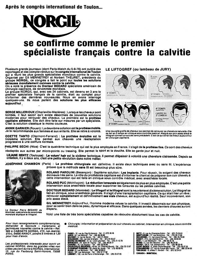 Publicit� Norgil 1978