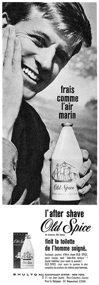 Publicit� Old Spice 1965