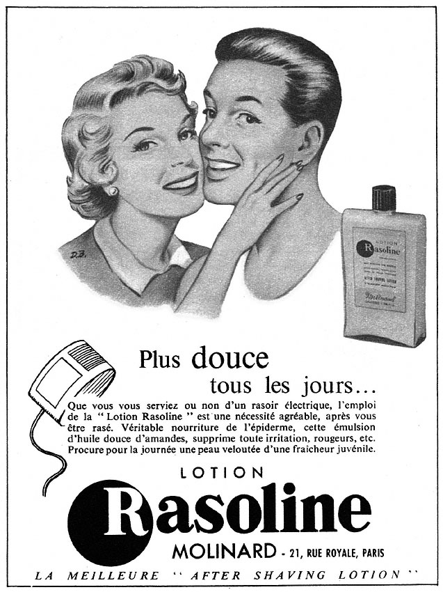 Publicit� Rasoline 1956
