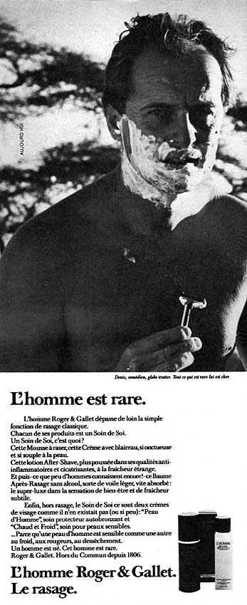 Publicit� Roger & Gallet 1981