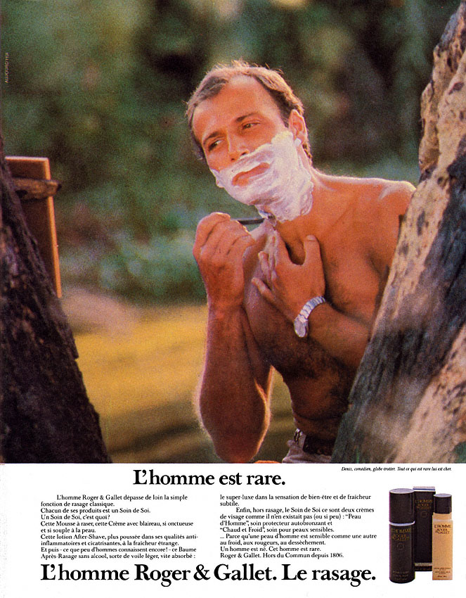 Publicit� Roger & Gallet 1981