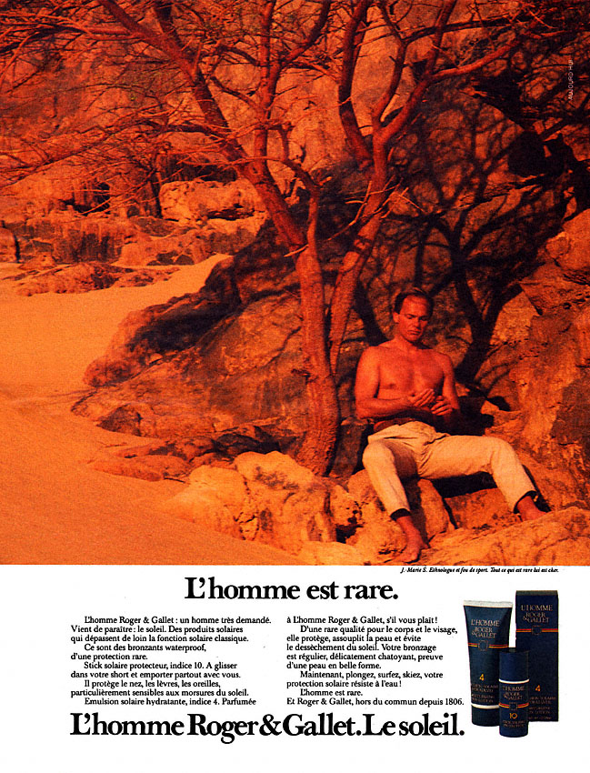 Publicit� Roger & Gallet 1985