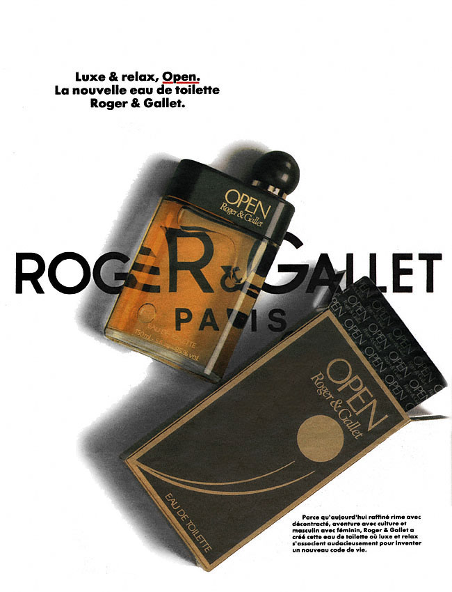 Publicit� Roger & Gallet 1986