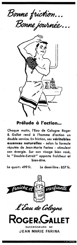 Marque Roger & Gallet 1954