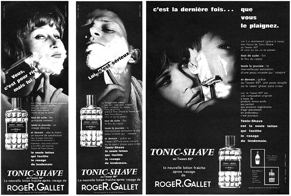 Publicit� Roger & Gallet 1961