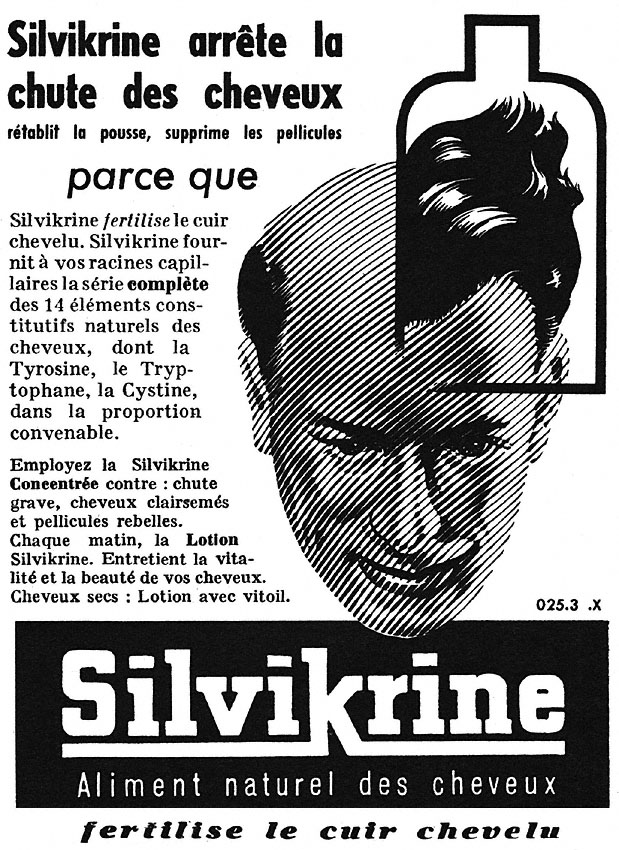 Publicit� Silvikrine 1952