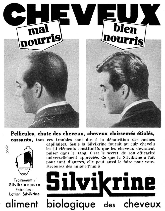 Publicit� Silvikrine 1954