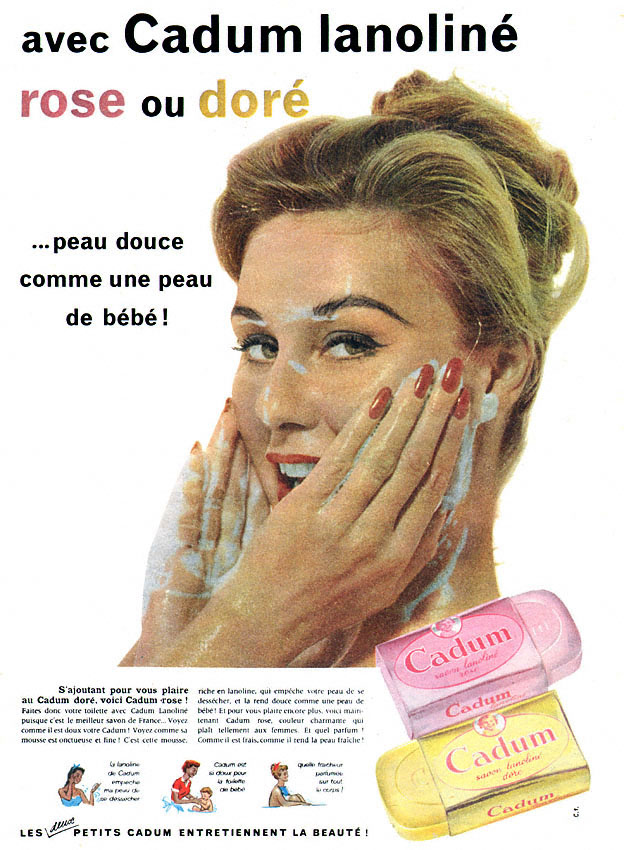 Publicit� Cadum 1959