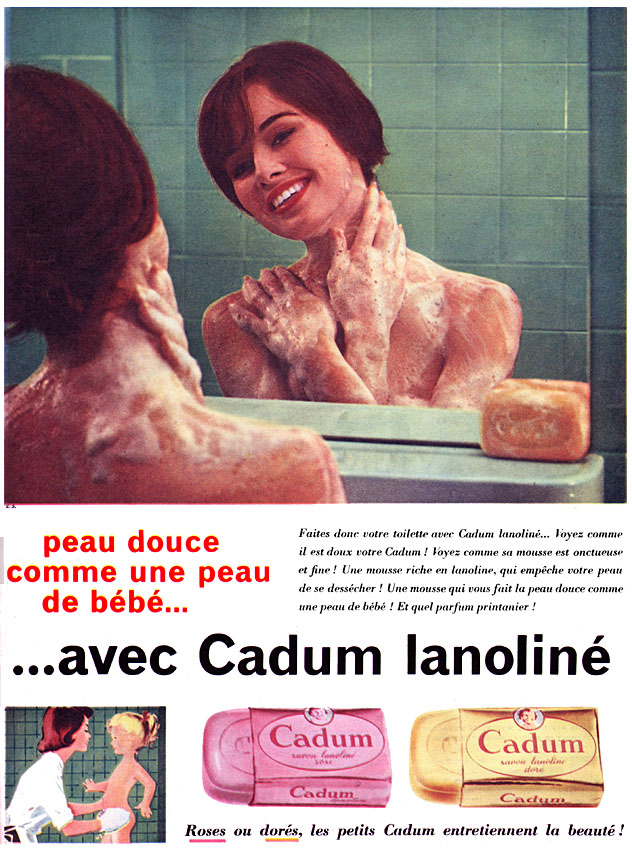 Publicit� Cadum 1959