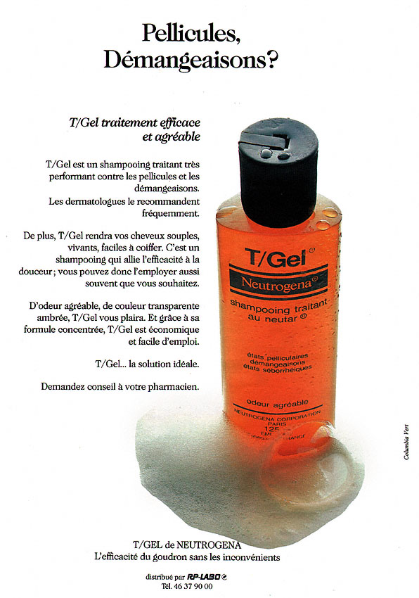 Publicit� Neutrogena 1988