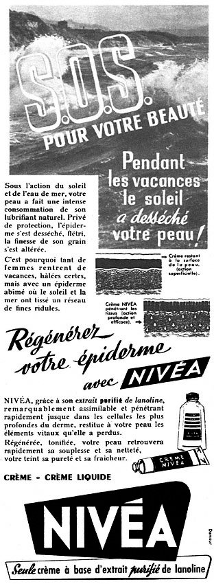 Publicit� Niv�a 1954