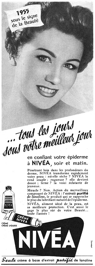 Publicit� Niv�a 1954