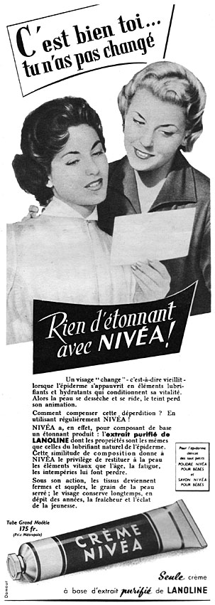 Publicit� Niv�a 1956