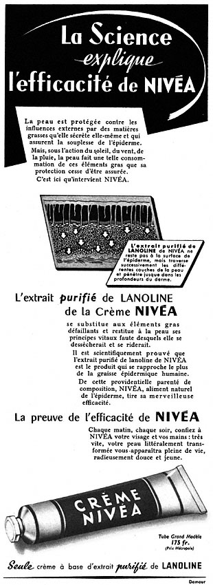 Publicit� Niv�a 1956