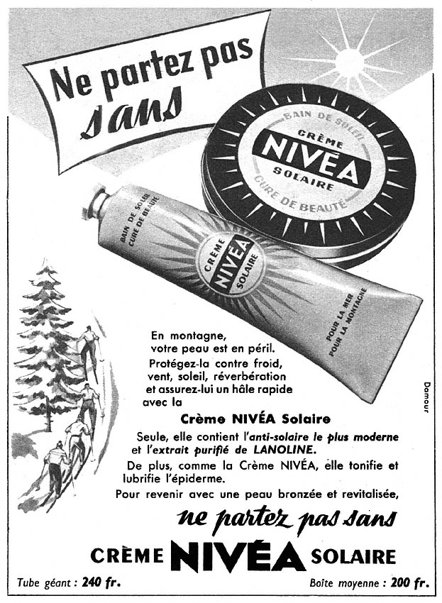 Publicit� Niv�a 1957