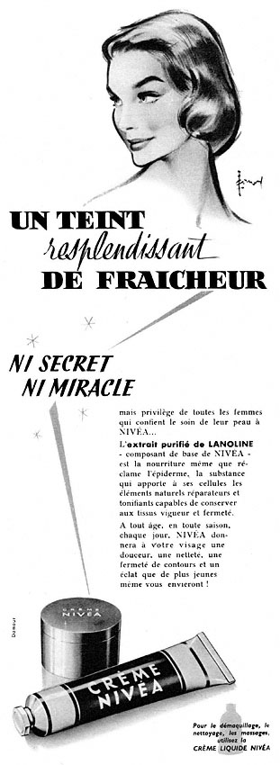 Publicit� Niv�a 1958