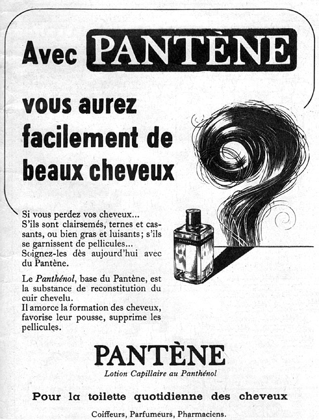 Publicit� Pant�ne 1951