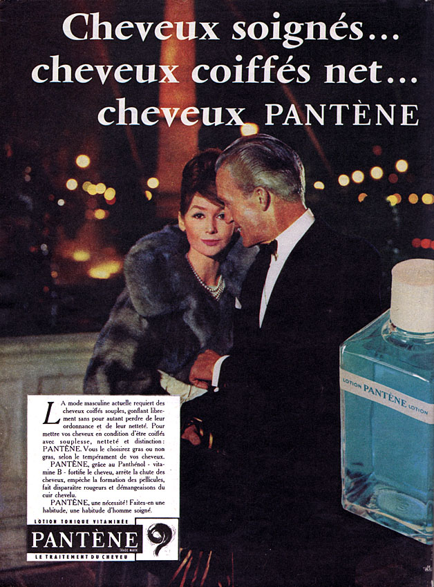 Publicit� Pant�ne 1960