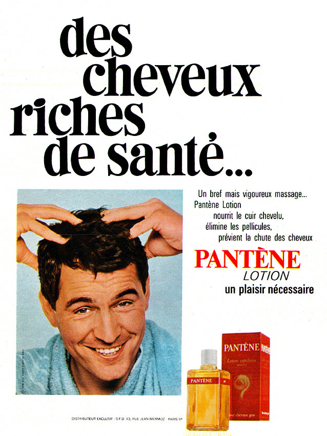 Publicit� Pant�ne 1968